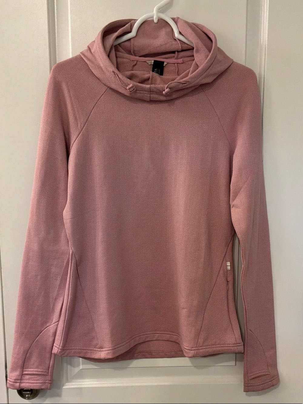 Mondetta Dusty Pink Hooded Pullover Sweatshirt
